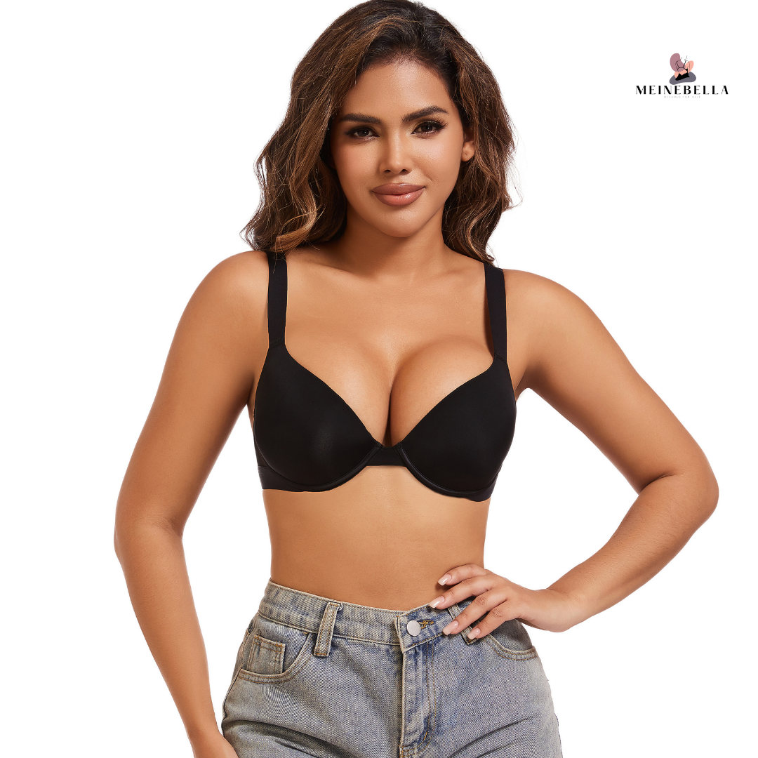 Meinebella™ Super Push-Up BH med djup urringning