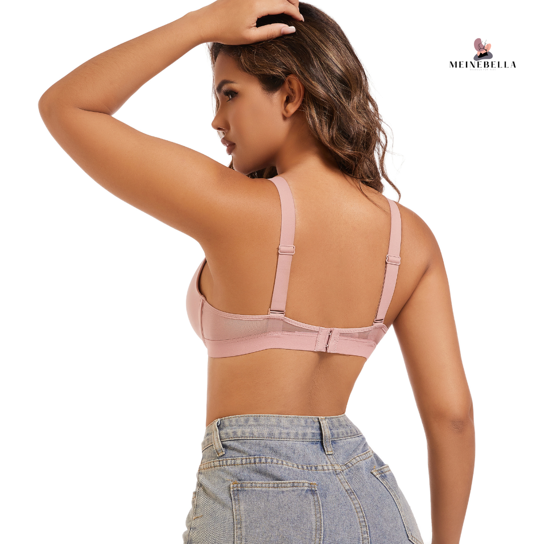 Meinebella™ Super Push-Up BH med djup urringning