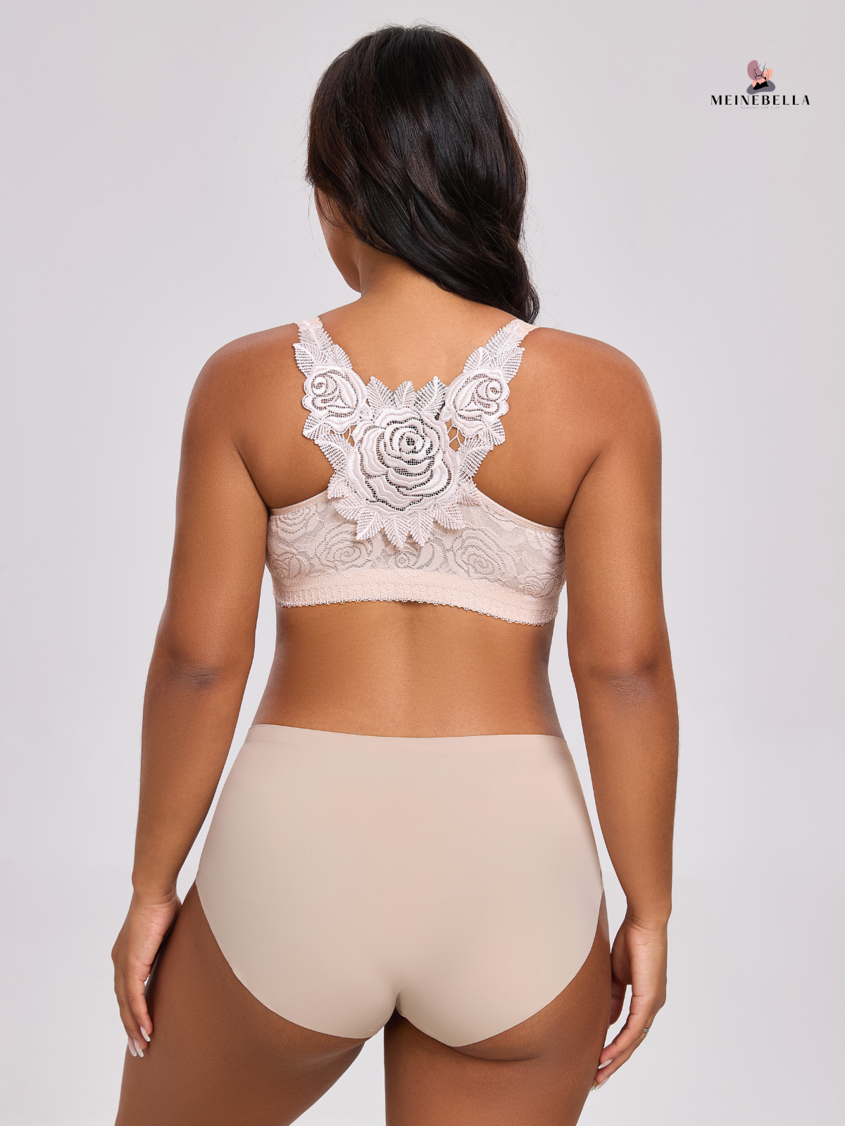 Meinebella™ BH Utan Bygel med Push-Up och Framknäppning