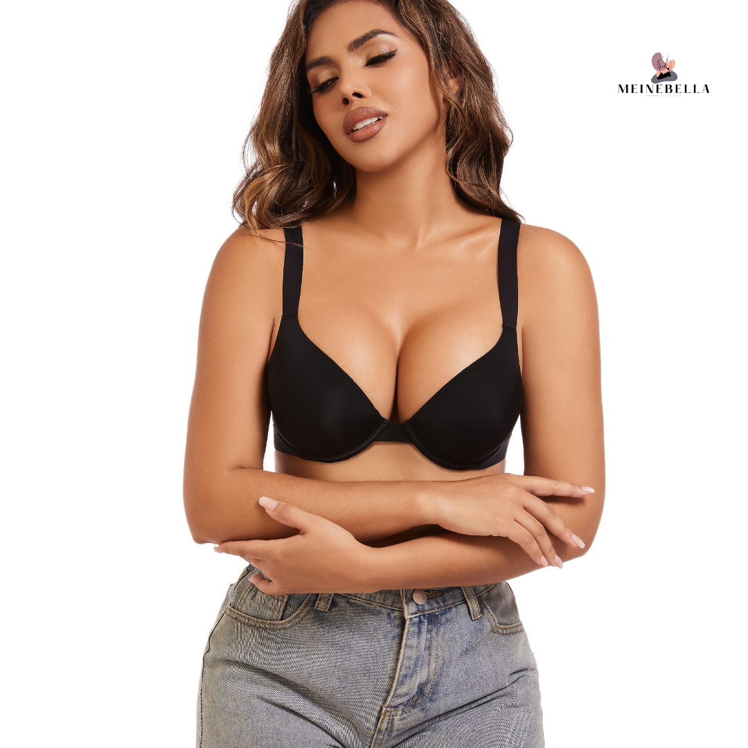 Meinebella™ Super Push-Up BH med djup urringning Extra Färger
