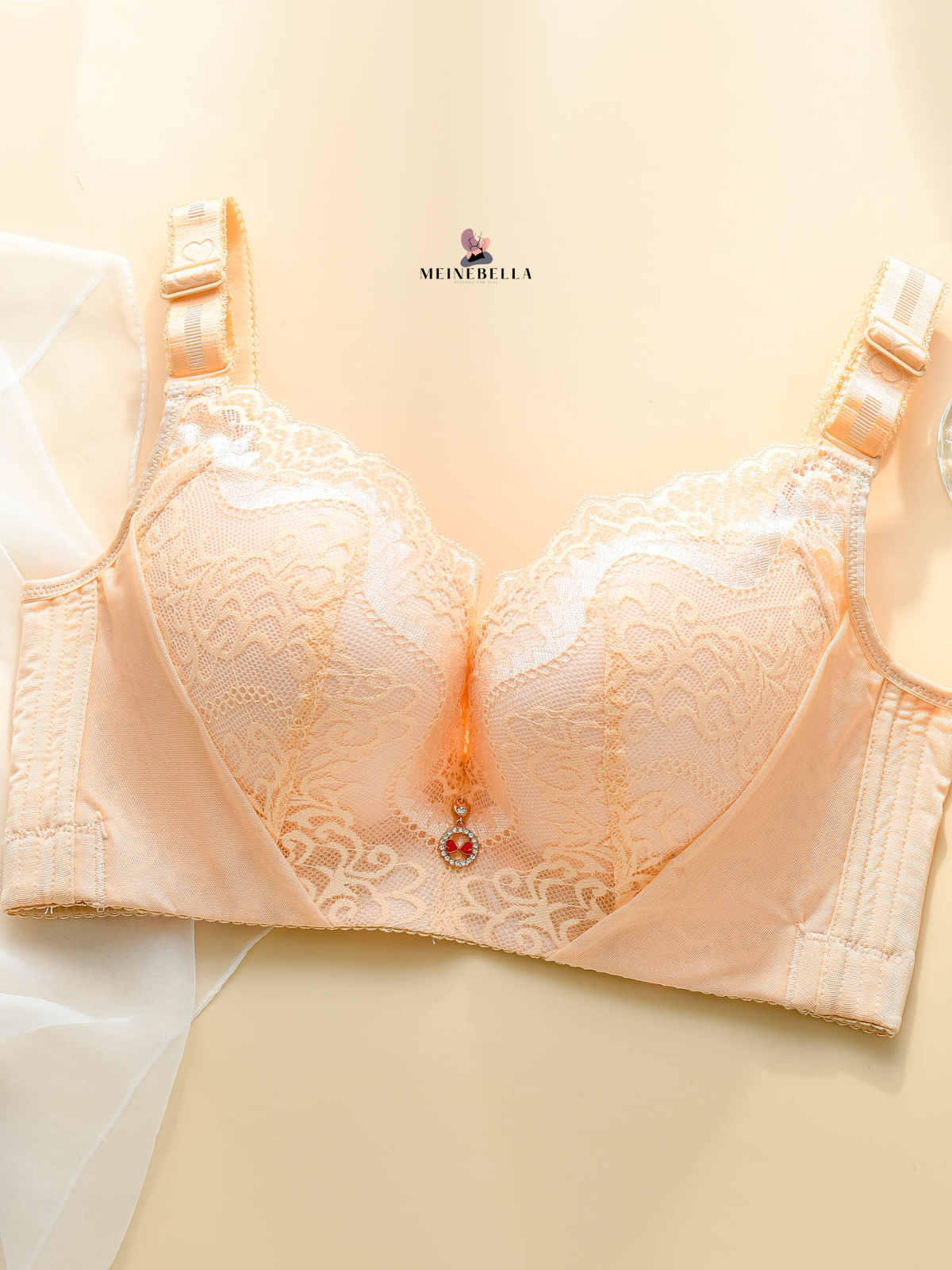 Meinebella™ Push-Up-BH med Spets i Extra Färger