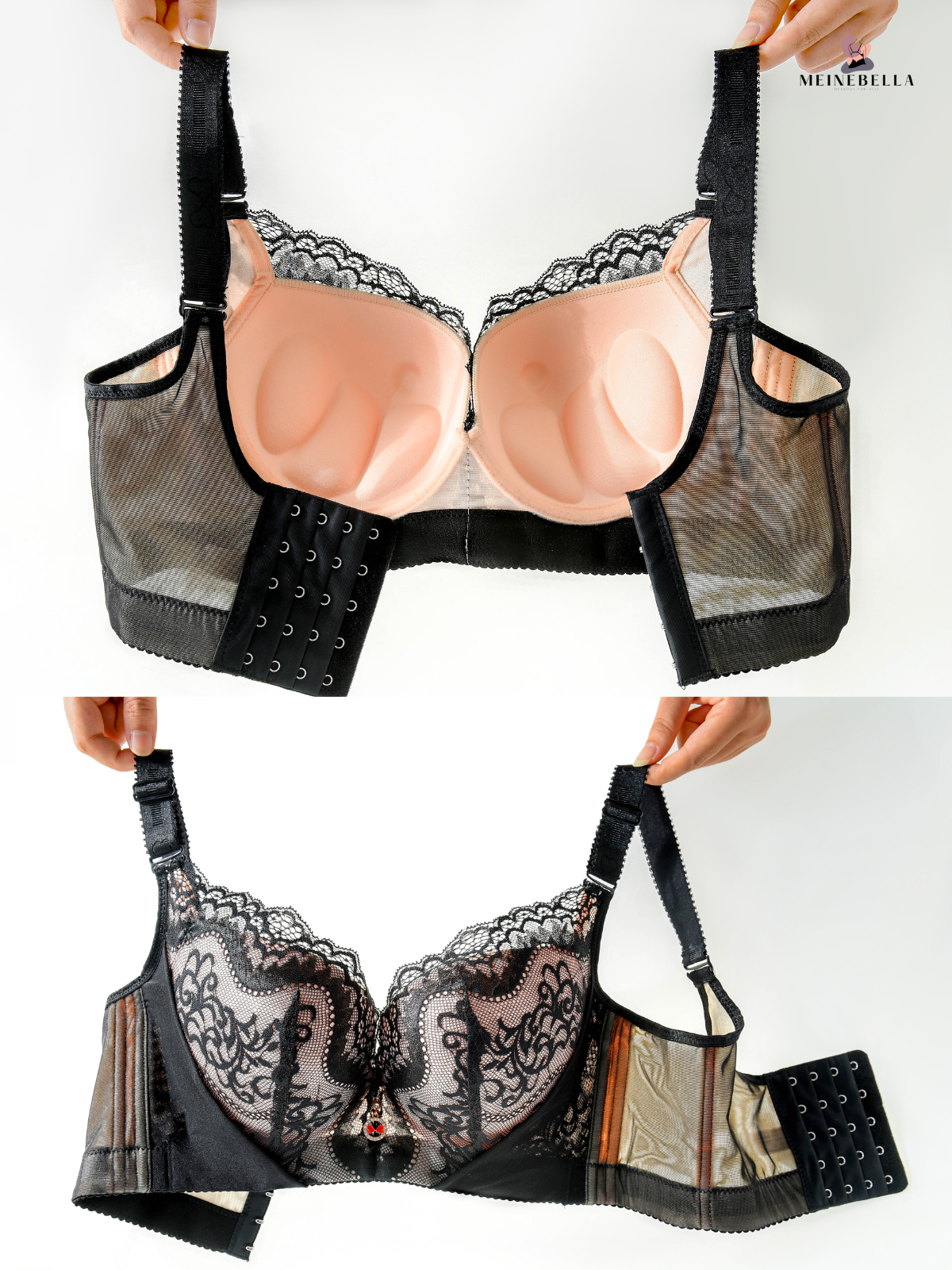 Meinebella™ Push-Up BH med Spets