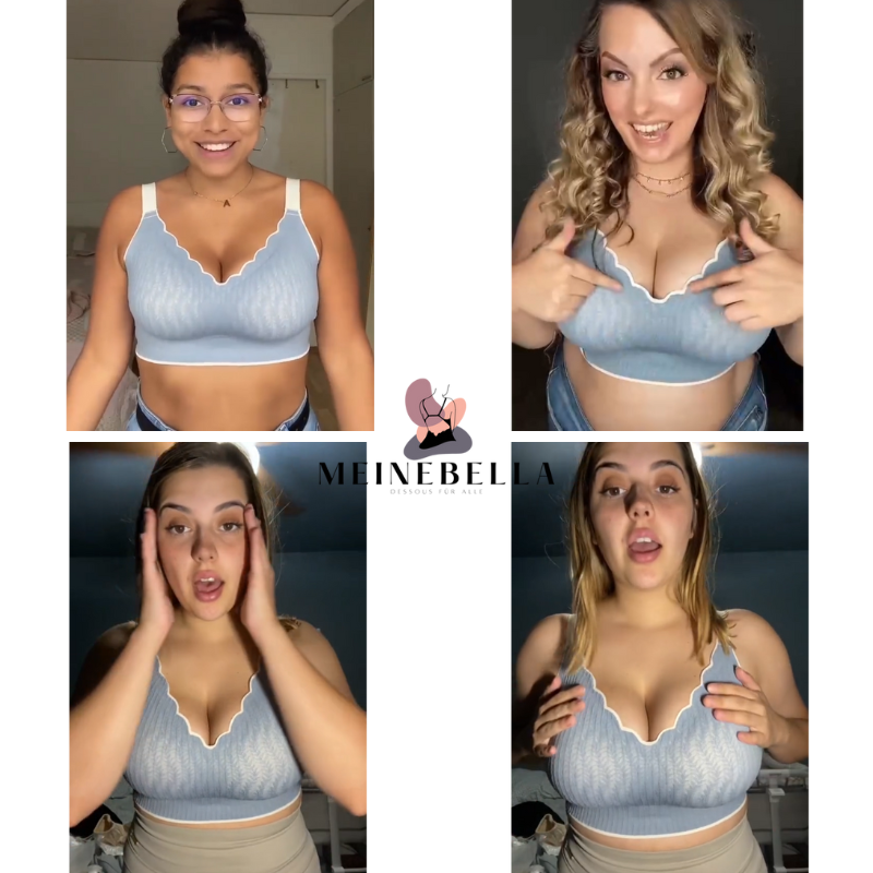 Meinebella™ BH Utan Bygel med Svepande Urringning