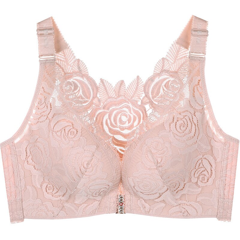 Meinebella™ Push-Up BH Utan Byglar med Framknäppning i Extra Färger