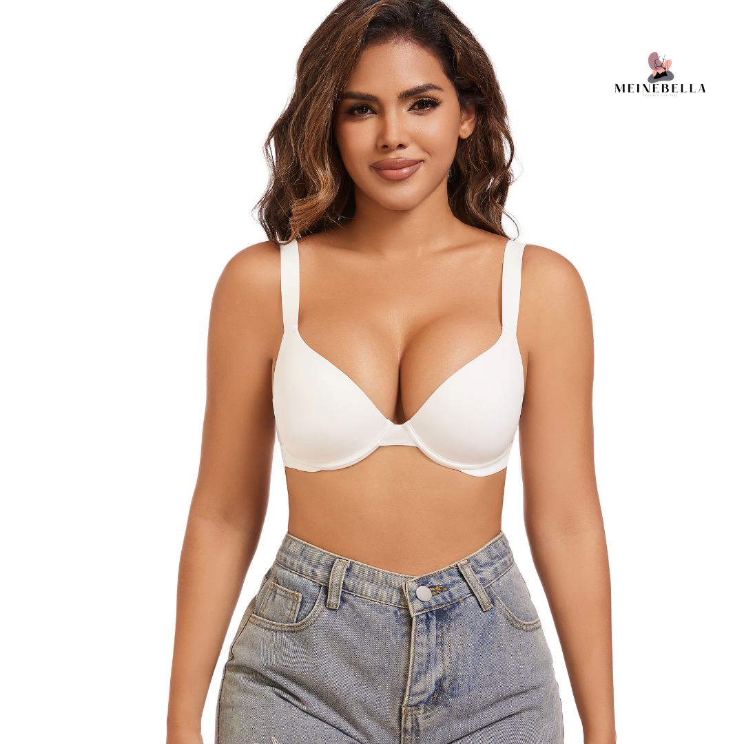 Meinebella™ Super Push-Up BH med djup urringning Extra Färger