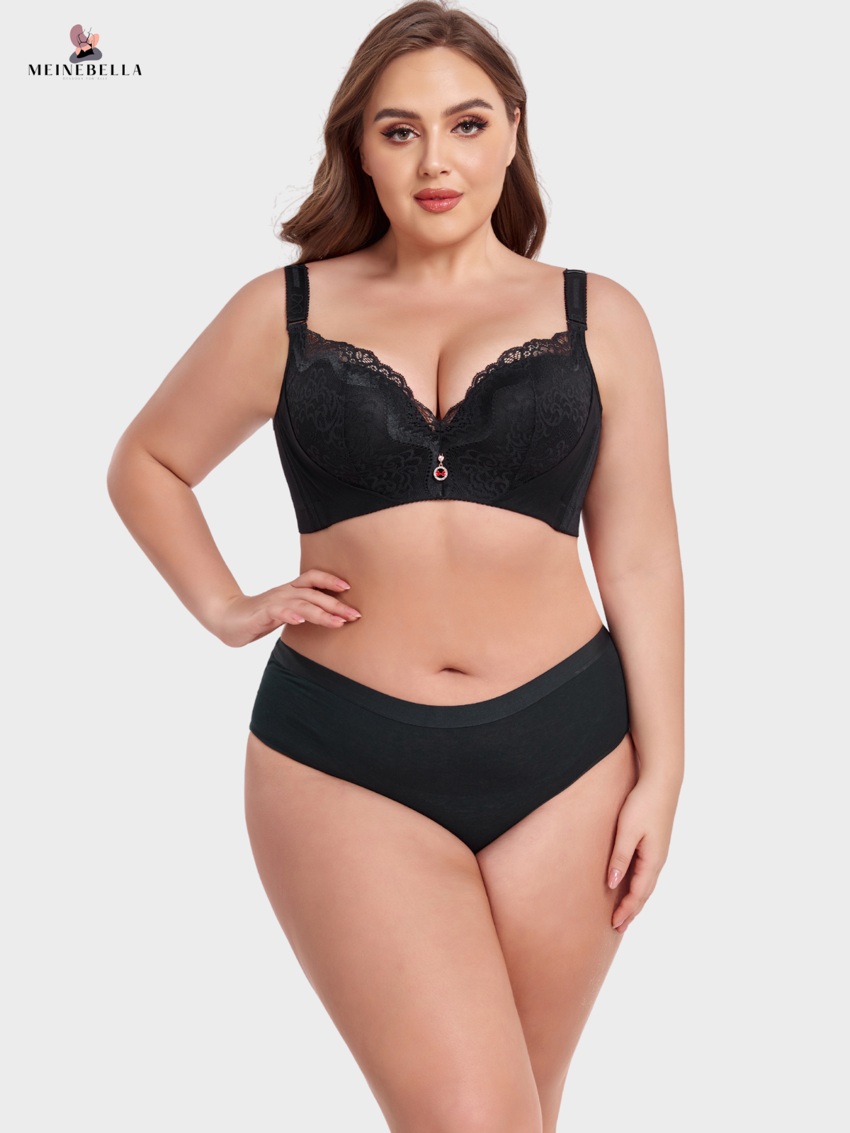 Meinebella™ Push-Up-BH med Spets i Extra Färger