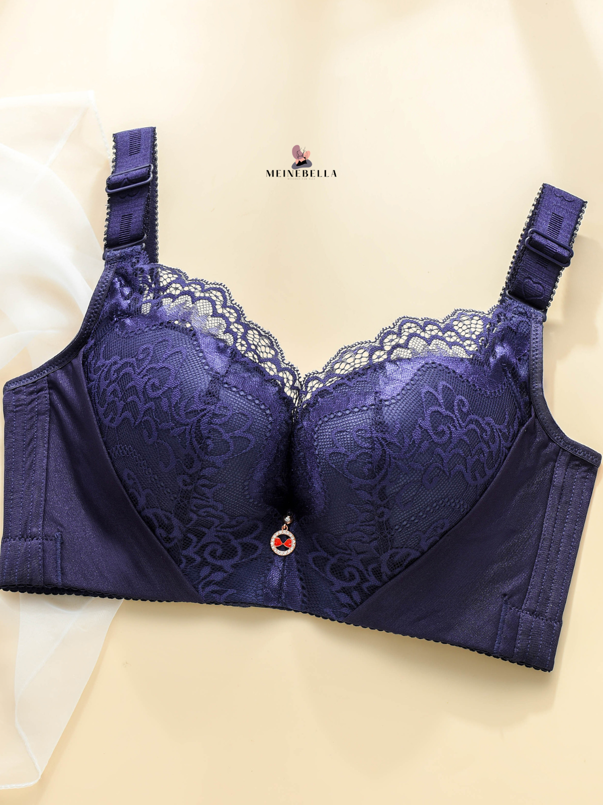 Meinebella™ Push-Up-BH med Spets i Extra Färger