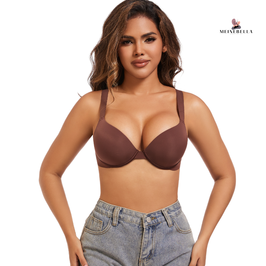 Meinebella™ Super Push-Up BH med djup urringning