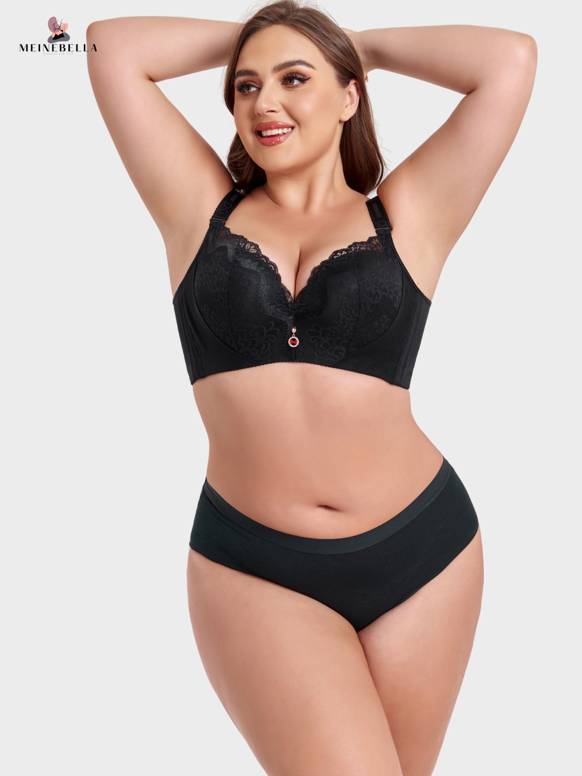 Meinebella™ Push-Up-BH med Spets i Extra Färger