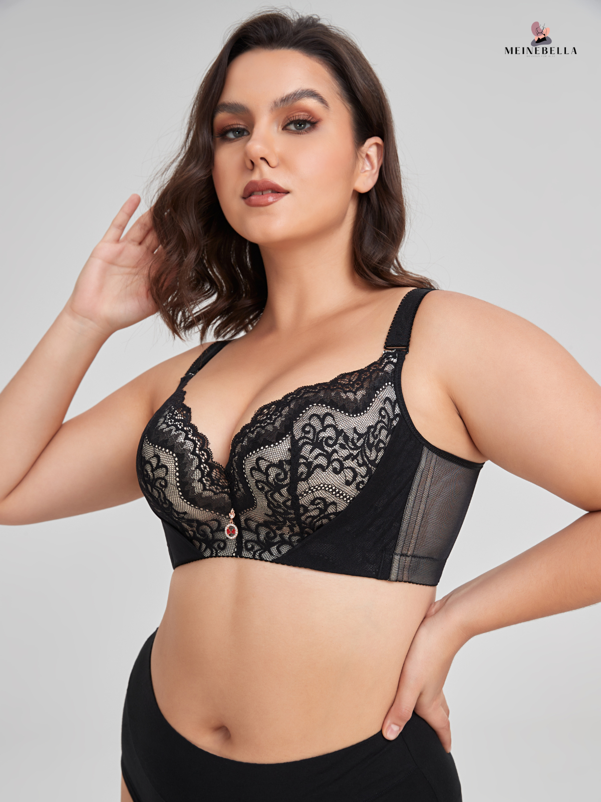 Meinebella™ Push-Up BH med Spets