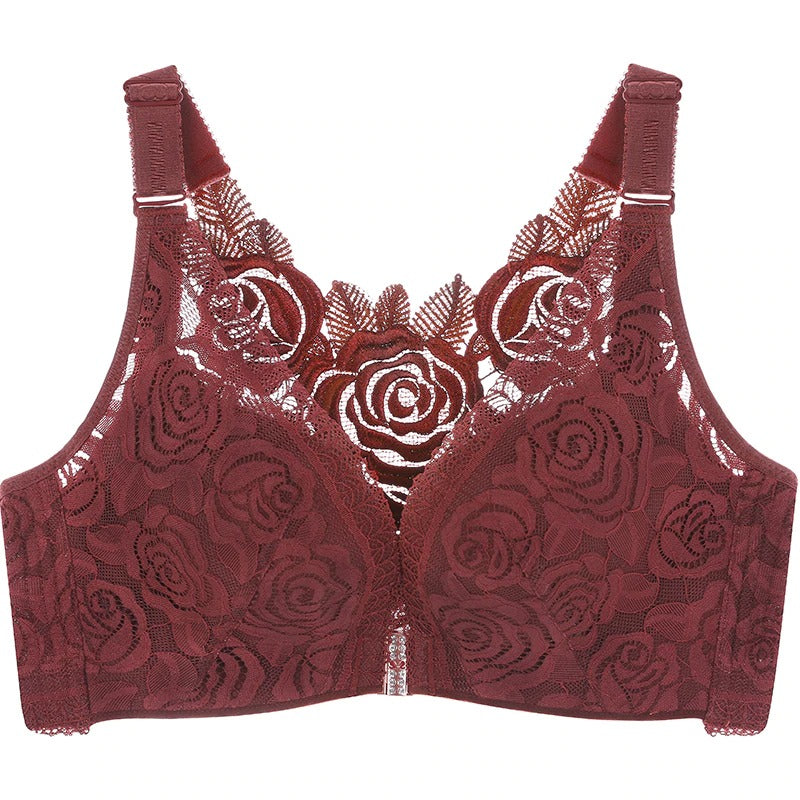 Meinebella™ Push-Up BH Utan Byglar med Framknäppning i Extra Färger